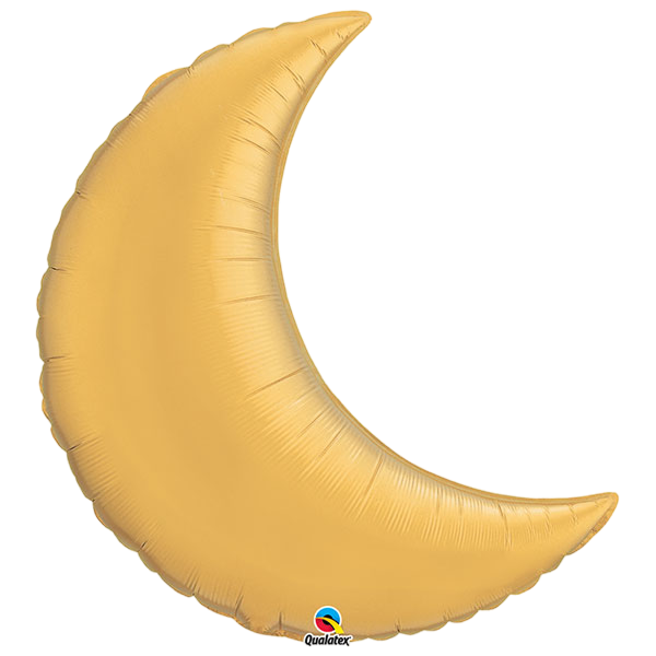 LARGE MOON METALLIC GOLD